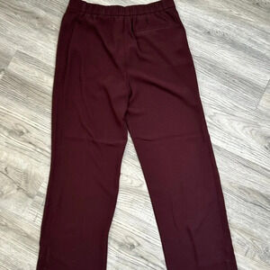 Reiss Joanne Ankle  Trousers Berry Color Women Sz 12